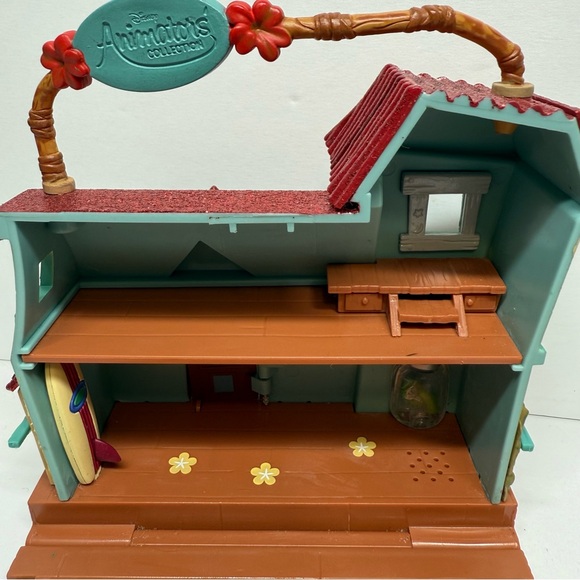 Disney Animators Collection Mini Playset House Lot of 2 Lilo & Stitch & Frozen - Picture 7 of 14